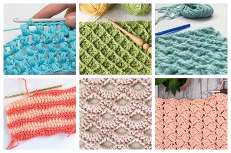 18 Easy Crochet Stitches You Can Use for Any Project - Ideal Me