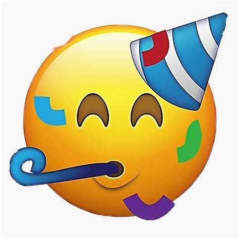 Celebration Emoji Png - Transparent Happy Birthday Emoji, Png Download ...