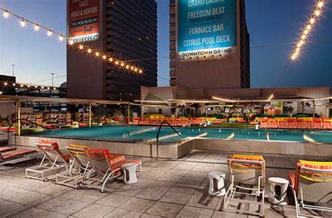 Downtown Grand Pool | Cabanas & Daybeds | Hours & Photos | Las Vegas