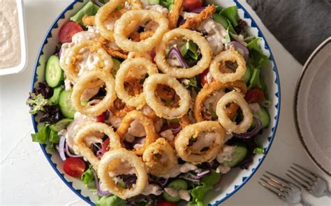 Fried Calamari Salad | Cool Bean Cooking