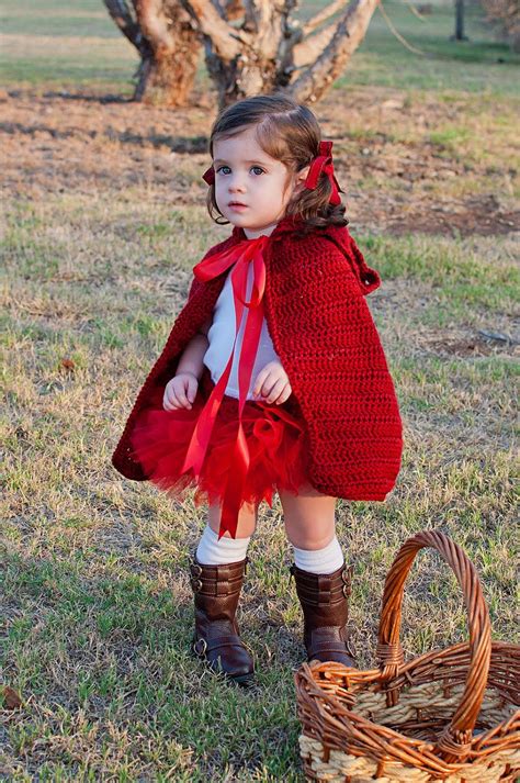 Little Red Riding Hood Costume Cape & Tutu - Halloween Costume ...