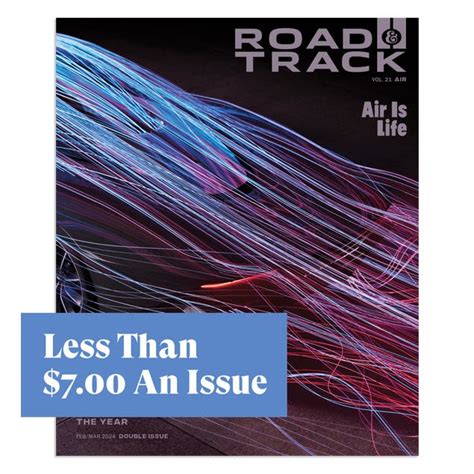 Road & Track Magazine: Subscription - 1 Year