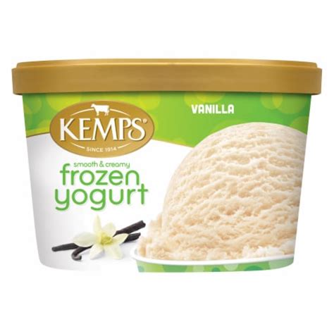 Kemps Smooth & Creamy Vanilla Frozen Yogurt, 48 fl oz - Kroger