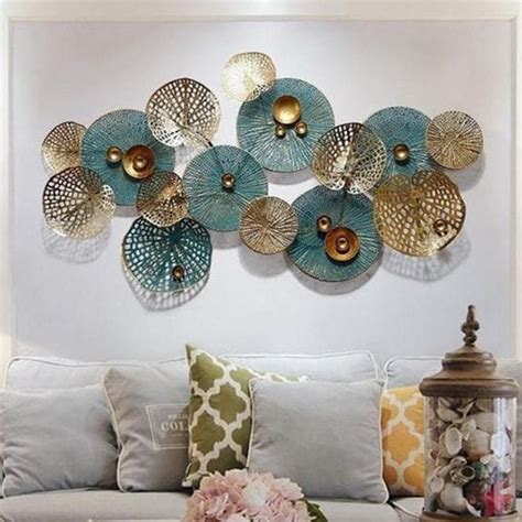 Buy Creative Teal Metal Wall Art Online in India at Best Price - Modern ...