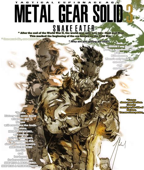 MGS3.Big Boss pencil draw by me (The bossShinkawa) by GabrielArtist on ...