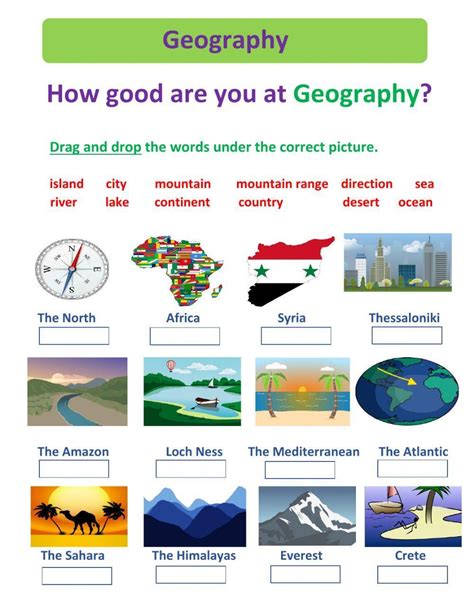 World Geography: English ESL worksheets pdf & doc - Worksheets Library