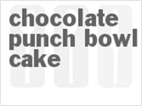 Chocolate Punch Bowl Cake Recipe | CDKitchen.com