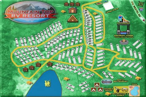 Resort Map - Mountain Top RV Resort