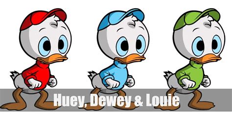 Huey, Dewey, & Louie Costume for Halloween