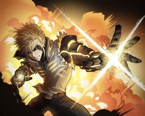 11520x2160 Anime One-Punch Man HD Genos Digital Art 11520x2160 ...