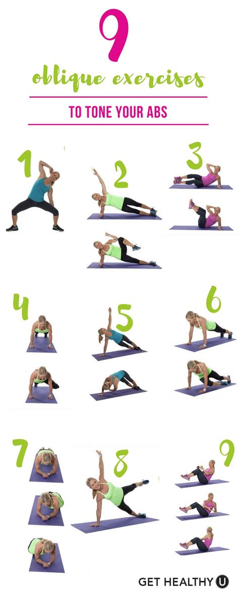 Check out our 9 oblique exercises to tone your abs! These are nine of ...