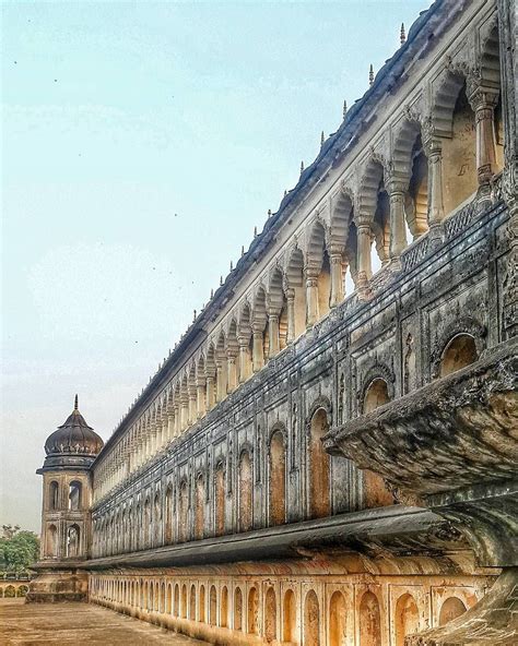 The Bada Imambara or the 'big mosque' roughly translated into English ...