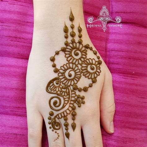 Stylish-Arabic-Mehndi-For-Kids-Back-Hand - K4 Fashion