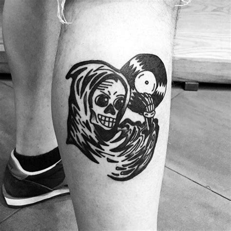 50 Vinyl Record Tattoo Designs For Men - Long Playing Ink Ideas