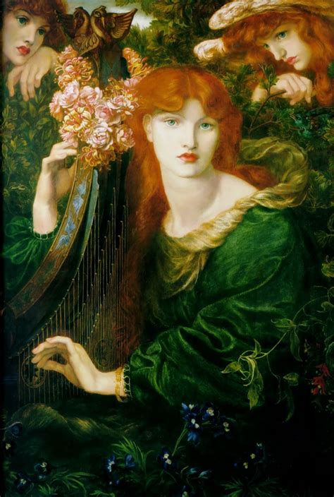 Jane Morris pre raphaelite Muse (and her daughters): La Ghirlandada