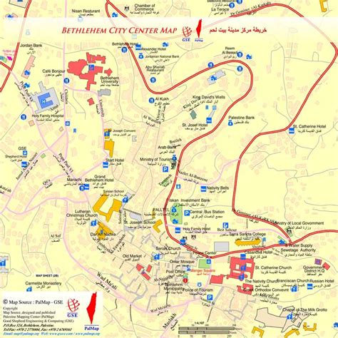 Bible Map Of Bethlehem