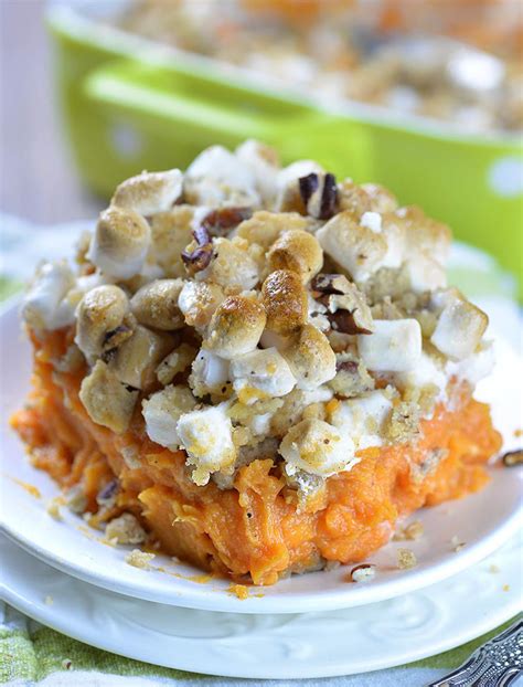 Sweet Potato Casserole Recipe - OMG Chocolate Desserts