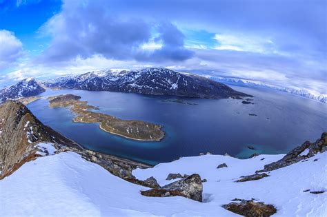 Elevation map of Finnmark, Norway - Topographic Map - Altitude Map