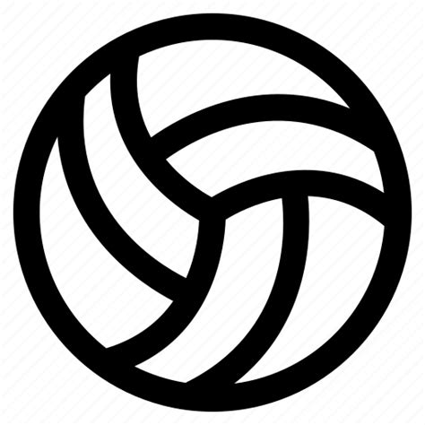 Volleyball, sport, competition, relaxation, championship icon ...