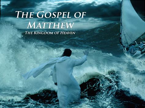 Contemplatives in the World: Lecture Four: The Gospel of Matthew - The ...