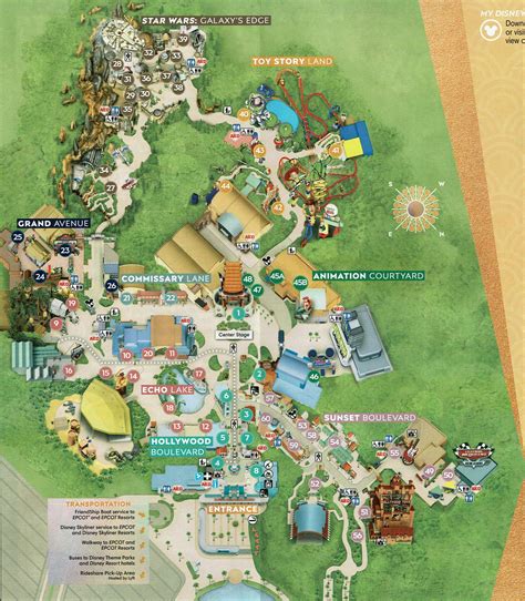 2022 Hollywood Studios Map - Walt Disney World - WDW Magazine