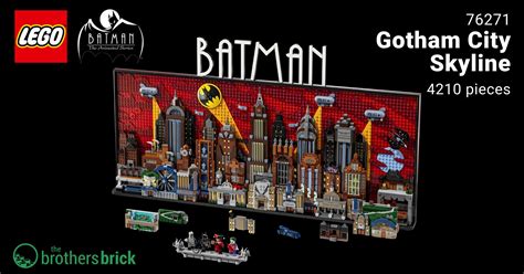 LEGO Batman 76271 Gotham City Skyline Announcement Cover - The Brothers ...