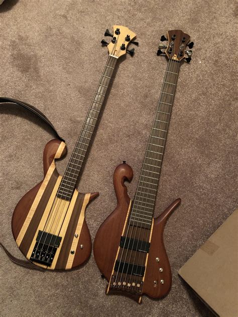 Here’s a few more basses my uncle made that are Carl Thompson/claypool ...