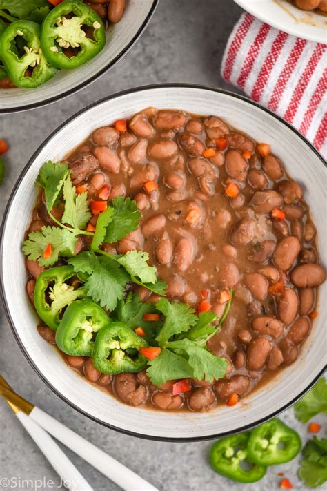 Crock Pot Pinto Beans - Simple Joy