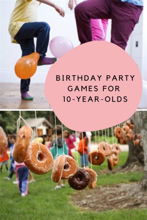 Favorite Birthday Party Games for 10-Year-Olds - Fun Party Pop