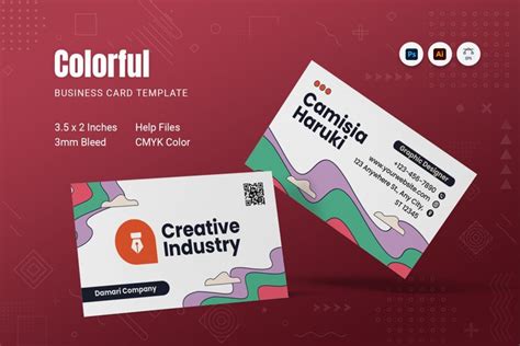 Colorful Business Card (3180614)