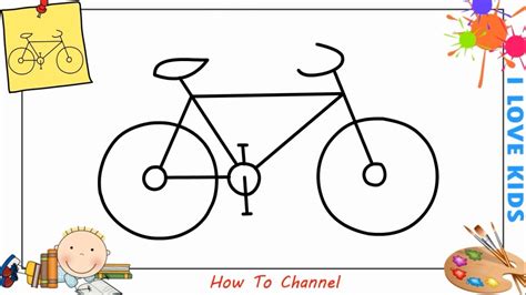 cycle Art Drawing For Kids - Babyburritosquilts