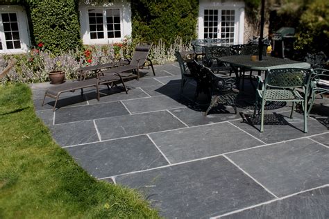 Flooring Gallery | Slate patio, Patio tiles, Cheap patio floor ideas