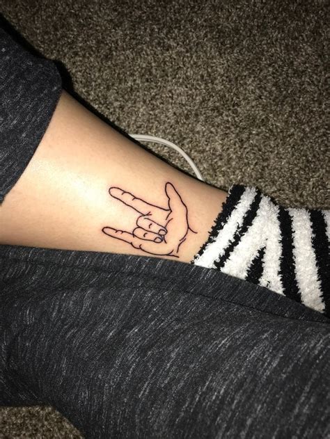 i love you in sign language tattoo #iloveyou #signlanguage #tattoo 🤟🏼 ️ ...