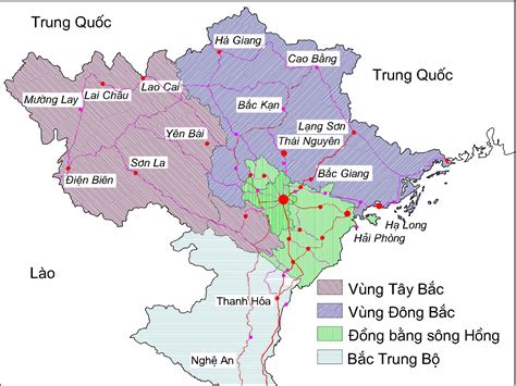 Bản đồ các tỉnh vùng Đồng bằng Sông Hồng năm 2022 - đồng bằng sông hồng ...