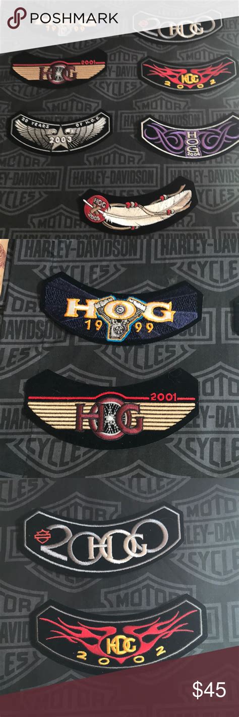 Harley Davidson HOG patches | Harley davidson accessories, Davidson ...