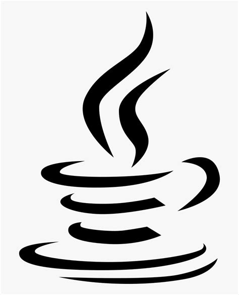 Java Logo - Java Black And White Png, Transparent Png - kindpng