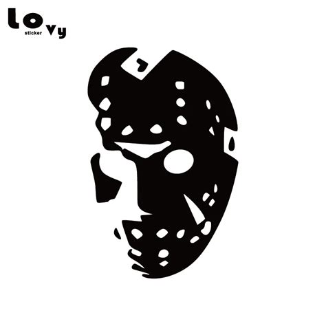 Friday 13th Halloween Jason Mask Vinyl Car Sticker/ Decal For Car ...