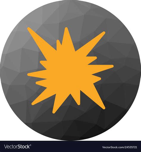 Blast icon Royalty Free Vector Image - VectorStock