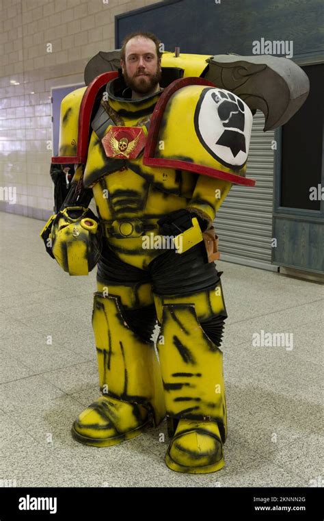 Warhammer 40k space marine cosplay at MCM Comic Con in London Stock ...