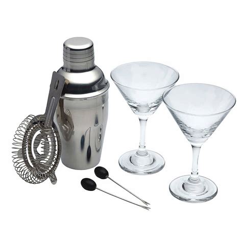 six piece mini martini cocktail set by whisk hampers ...