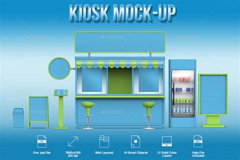 27+ Best Promotional Kiosk Mockup PSD Templates - Mockup Den