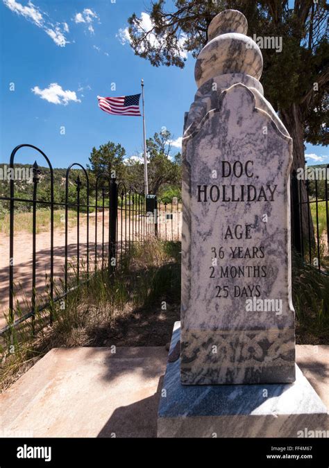 Doc Holliday grave memorial, Linwood Cemetery, Glenwood Springs ...