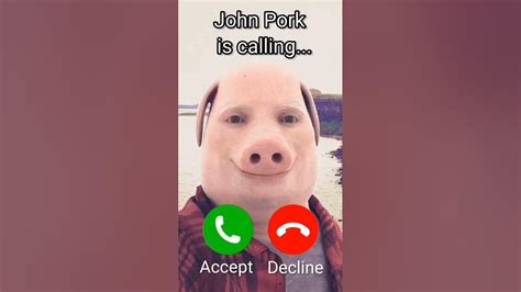 John Pork is Calling.. #memes - YouTube