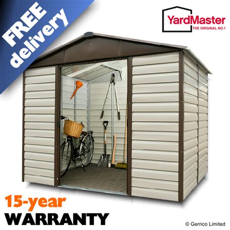 YardMaster 8x6 Shiplap (TBSL) Metal Shed - A1 Sheds