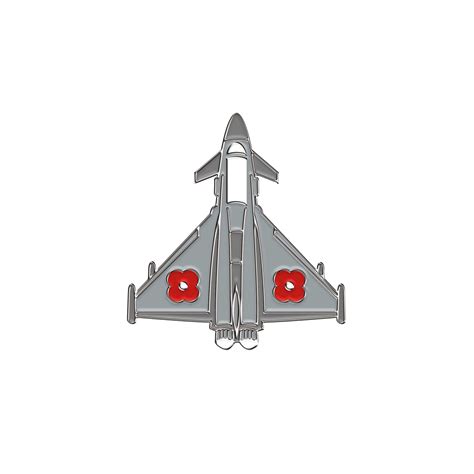 Fighter Jet. Pin Badge 23K | Poppyscotland