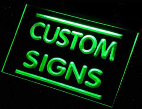 custom led signs for home