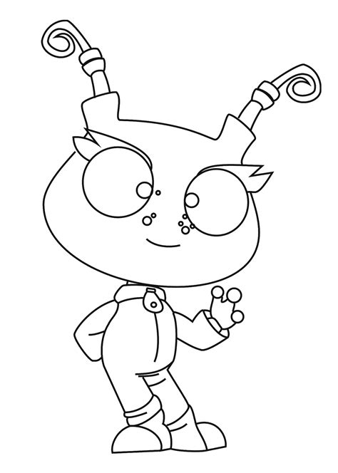 Rob The Robot Coloring Pages Coloring Pages