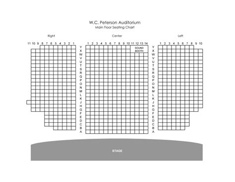 Butler Intermediate High School Auditorium Seating Chart | Elcho Table