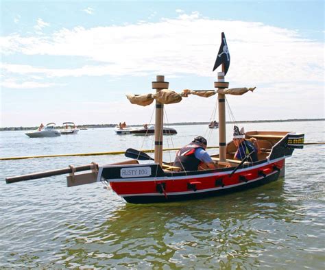 Cardboard boat races at Milford Lake | Cardboard boat, Cardboard boat ...