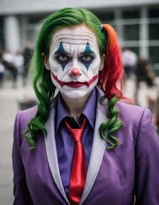 Female Joker Cosplay Face Swap ID:914160